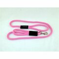 Soft Lines 2 Handled Sidewalk Safety Dog Snap Leash 0.62 In. Diameter By 10 Ft. - Hot Pink SO456475